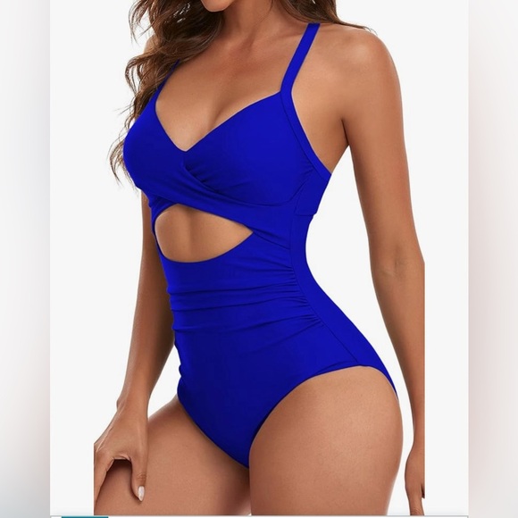 Other - New with tags 2XL Hot Blue ⭐️
   ☀️women’s swimsuit